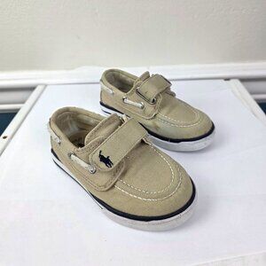 Polo Ralph Lauren Boys Canvas Shoes Size 4.5